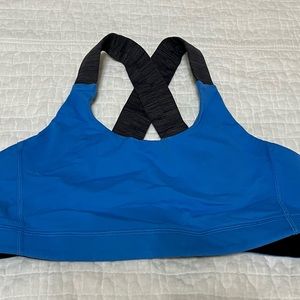 Lululemon blue sports bra